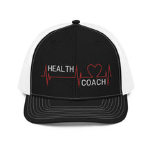 Load image into Gallery viewer, Health Coach Heartbeat Trucker Cap
