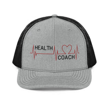 Load image into Gallery viewer, Health Coach Heartbeat Trucker Cap