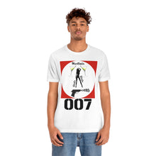 Load image into Gallery viewer, James Bond Martinis Girls and Guns 007 Soft Unisex Jersey Short Sleeve Tee