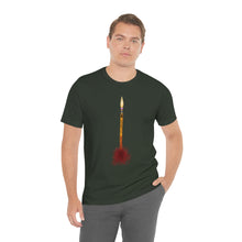 Load image into Gallery viewer, A F@#king Pencil John Wick 4 Bloody Pencil with Flame Unisex Jersey Short Sleeve Tee