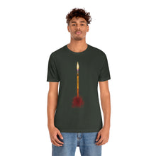 Load image into Gallery viewer, A F@#king Pencil John Wick 4 Bloody Pencil with Flame Unisex Jersey Short Sleeve Tee