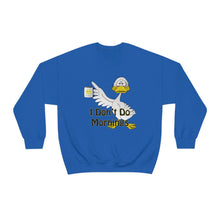 Load image into Gallery viewer, I Don’t Do Mornings Unisex Heavy Blend™ Crewneck Sweatshirt