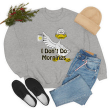 Load image into Gallery viewer, I Don’t Do Mornings Unisex Heavy Blend™ Crewneck Sweatshirt