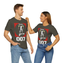 Load image into Gallery viewer, James Bond Martinis Girls and Guns 007 Soft Unisex Jersey Short Sleeve Tee