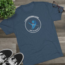 Load image into Gallery viewer, I Transform Lives Clock Unisex Tri-Blend Crew Tee