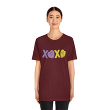 Load image into Gallery viewer, XOXO Kiss Me Be Mine Sweetheart Candy Valentines Day Unisex Jersey Short Sleeve Tee