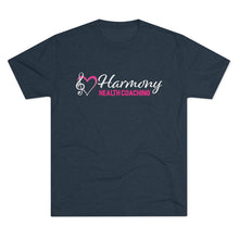 Load image into Gallery viewer, Harmony Health Coaching Unisex Tri-Blend Crew Tee