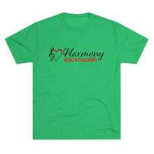 Load image into Gallery viewer, Harmony Health Coaching Unisex Tri-Blend Crew Tee
