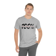 Load image into Gallery viewer, 100% Mom Wife Women Unisex Jersey Crew Neck T-shirt