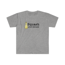 Load image into Gallery viewer, Squash your Excuses Unisex Softstyle T-shirt