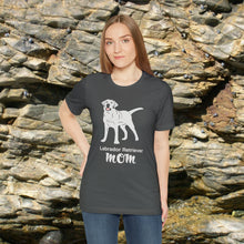 Load image into Gallery viewer, Labrador Retriever Mom Soft Jersey Short Sleeve Tee