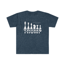 Load image into Gallery viewer, The World of Politics is Like Chess There is No Need for a Trump USA Unisex Softstyle T-Shirt