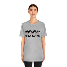 Load image into Gallery viewer, 100% Mom Wife Women Unisex Jersey Crew Neck T-shirt