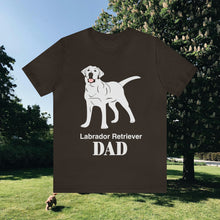 Load image into Gallery viewer, Labrador Retriever Dad Soft Unisex Jersey Short Sleeve Tee