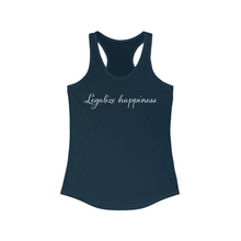 Load image into Gallery viewer, Legalize Happiness Motivational Women's Ideal Racerback Tank