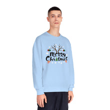 Load image into Gallery viewer, Merry Christmas Antlers Candy Canes Snowflake Unisex NuBlend® Crewneck Sweatshirt
