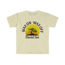 Load image into Gallery viewer, Wax On Wax Off Daniel Son Karate Kid Miyagi Do Unisex Softstyle T-Shirt