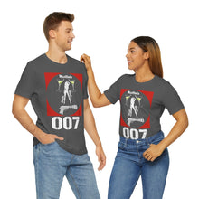 Load image into Gallery viewer, James Bond Martinis Girls and Guns 007 Soft Unisex Jersey Short Sleeve Tee
