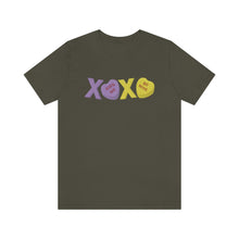 Load image into Gallery viewer, XOXO Kiss Me Be Mine Sweetheart Candy Valentines Day Unisex Jersey Short Sleeve Tee