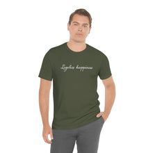 Load image into Gallery viewer, Legalize Happiness Motivational Unisex Jersey Short Sleeve Tee
