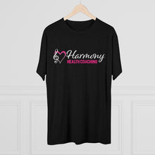 Load image into Gallery viewer, Harmony Health Coaching Unisex Tri-Blend Crew Tee