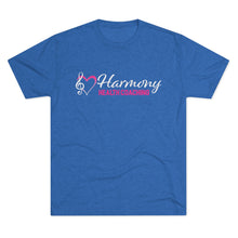 Load image into Gallery viewer, Harmony Health Coaching Unisex Tri-Blend Crew Tee