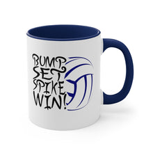 Load image into Gallery viewer, Bump Set Spike Win Accent Coffee Mug, 11oz
