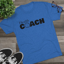 Load image into Gallery viewer, Health Coach Unisex Triblend Tee