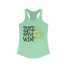 Load image into Gallery viewer, Bump Set Spike Win Women's Ideal Racerback Tank