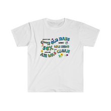 Load image into Gallery viewer, Back in the Good Old Days when Sex was Dirty and the Air was Clean Vintage Hippie Tie Dye Style Unisex Softstyle T-Shirt