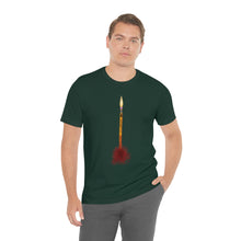 Load image into Gallery viewer, A F@#king Pencil John Wick 4 Bloody Pencil with Flame Unisex Jersey Short Sleeve Tee