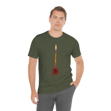 Load image into Gallery viewer, A F@#king Pencil John Wick 4 Bloody Pencil with Flame Unisex Jersey Short Sleeve Tee