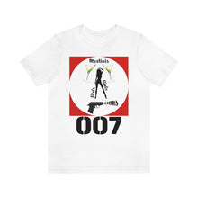 Load image into Gallery viewer, James Bond Martinis Girls and Guns 007 Soft Unisex Jersey Short Sleeve Tee