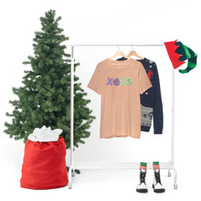 Load image into Gallery viewer, XOXO Kiss Me Be Mine Sweetheart Candy Valentines Day Unisex Jersey Short Sleeve Tee