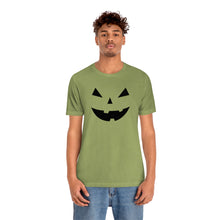 Load image into Gallery viewer, Halloween Pumpkin Face Unisex Jersey Short Sleeve Tee