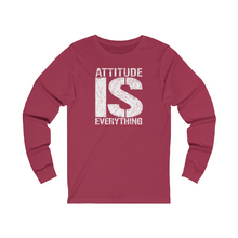 Load image into Gallery viewer, Attitude is Everything Unisex Jersey Long Sleeve Tee