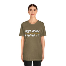 Load image into Gallery viewer, 100% Mom Wife Women Unisex Jersey Crew Neck T-shirt