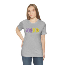Load image into Gallery viewer, XOXO Kiss Me Be Mine Sweetheart Candy Valentines Day Unisex Jersey Short Sleeve Tee