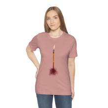 Load image into Gallery viewer, A F@#king Pencil John Wick 4 Bloody Pencil with Flame Unisex Jersey Short Sleeve Tee
