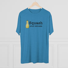 Load image into Gallery viewer, Squash your Excuses Men's Tri-Blend Crew Tee