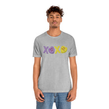 Load image into Gallery viewer, XOXO Kiss Me Be Mine Sweetheart Candy Valentines Day Unisex Jersey Short Sleeve Tee