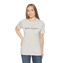 Load image into Gallery viewer, Legalize Happiness Motivational Unisex Jersey Short Sleeve Tee