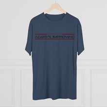 Load image into Gallery viewer, Never Done Always Improving Men's Tri-Blend Crew Tee