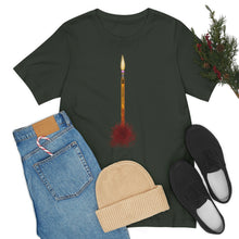 Load image into Gallery viewer, A F@#king Pencil John Wick 4 Bloody Pencil with Flame Unisex Jersey Short Sleeve Tee