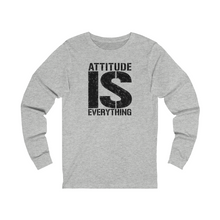Load image into Gallery viewer, Attitude is Everything Unisex Jersey Long Sleeve Tee