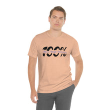 Load image into Gallery viewer, 100% Mom Wife Women Unisex Jersey Crew Neck T-shirt