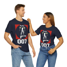 Load image into Gallery viewer, James Bond Martinis Girls and Guns 007 Soft Unisex Jersey Short Sleeve Tee