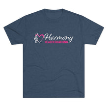 Load image into Gallery viewer, Harmony Health Coaching Unisex Tri-Blend Crew Tee