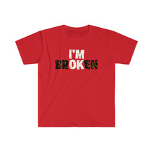 Load image into Gallery viewer, I’m Broken Kentsugi Style Motivation Unisex Softstyle T-Shirt