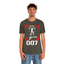 Load image into Gallery viewer, James Bond Martinis Girls and Guns 007 Soft Unisex Jersey Short Sleeve Tee